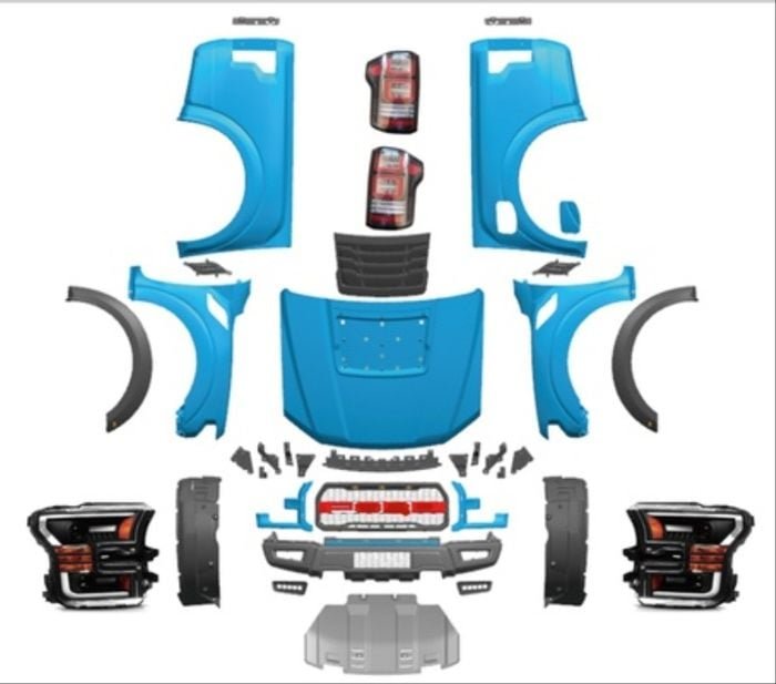 frrf150-fk-1.jpeg RANGER IÇIN UYUMLU F150 RAPTOR DÖNÜSÜM FULL - FAR KASI - Görsel 1