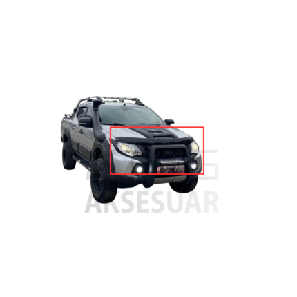 Mitsubishi L200 Kaput Rüzgarlığı Delmeden Montajlı