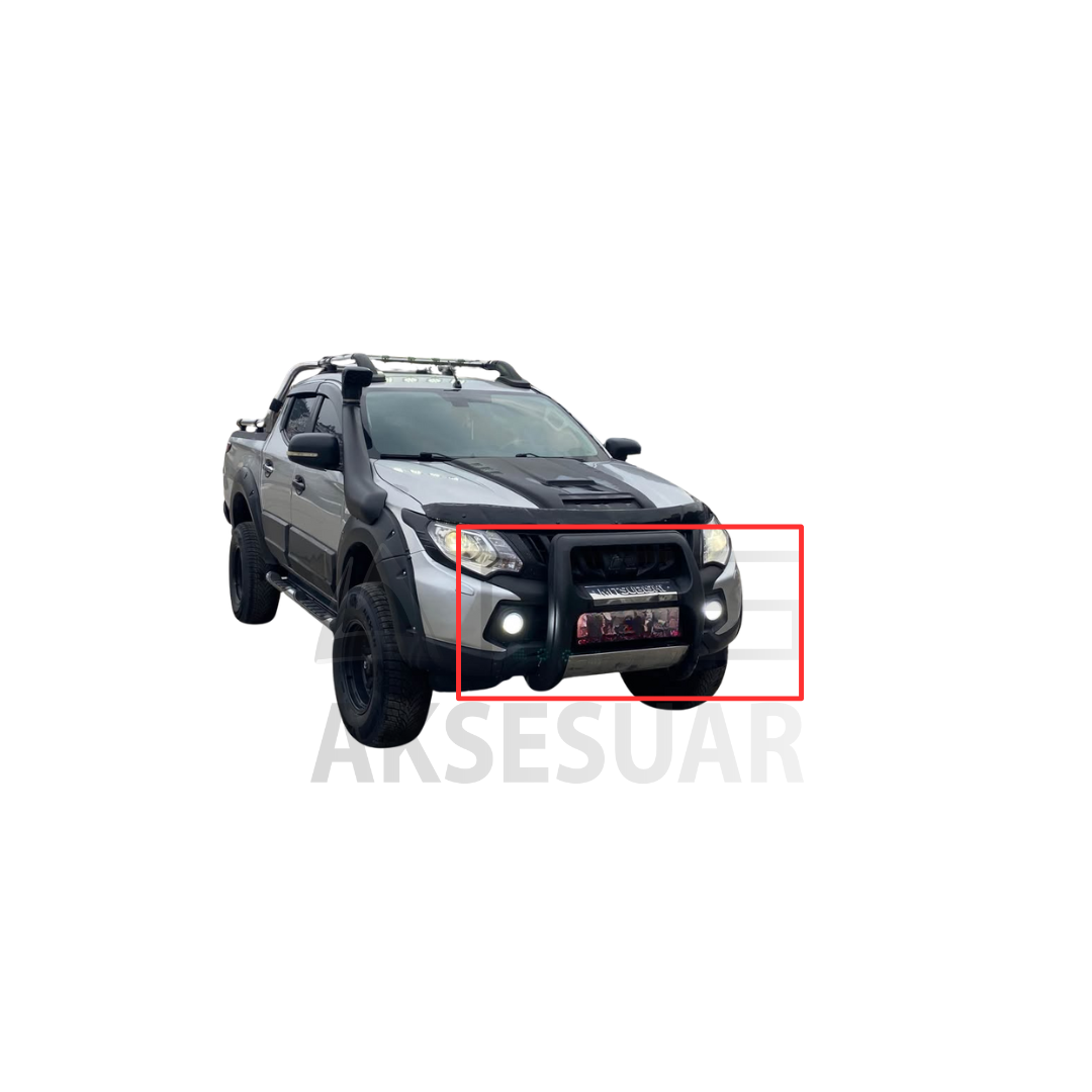 l200-poliuretan-krom-on-koruma-ates-aksesuar.png Mitsubishi L200 Poliüreten Krom Ön Koruma - Görsel 1