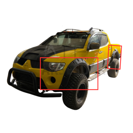 Mitsubishi L200 Çamurluk Dodikleri FİBER 2007-2014