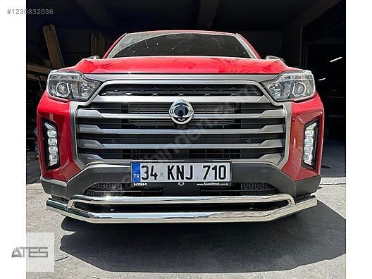 x5-1230832036u92.jpg Ssangyong Musso Krom Ön Koruma - Görsel 1